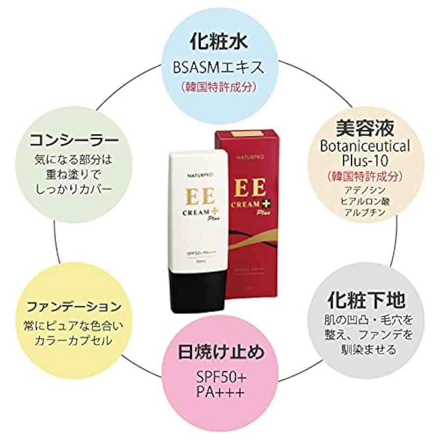 Amazon | ナチュアプロ EEクリームプラス 50ml 1本6役の